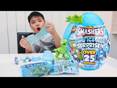 NEW ZURU SMASHERS DINO ICE AGE SURPRISE! | SERIES 3 DINO