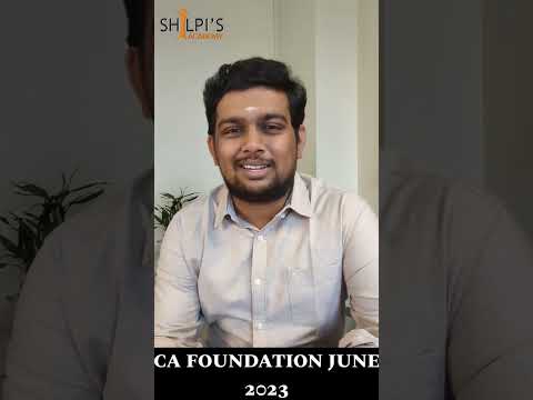 CA FOUNDATION JUNE 2023  CA|CS|CMA|