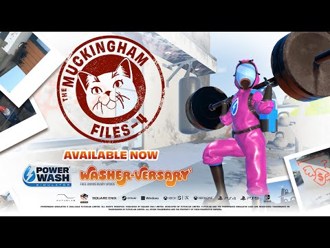 PowerWash Simulator | The Muckingham Files 4 Release Trailer