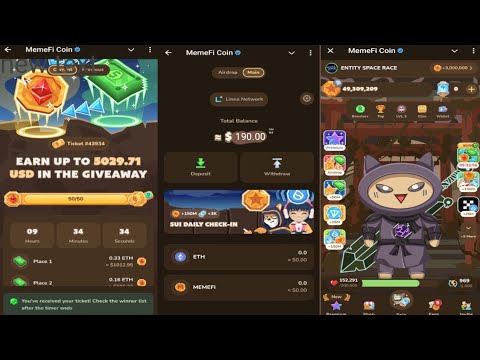 Trick I Memefi Airdrop claim free $2976 ETH giveaway I Memefi token price I memefi withdraw