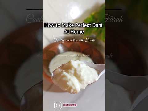 How to make Perfect Dahi At Home #short #homemadedahi#viralshort #shortfeed2024