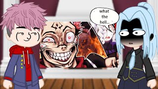 Jujutsu kaisen react to Sukuna malevolent kitchen ll Jujutsu kaisen ll gacha reaction ll nagumoGC ll