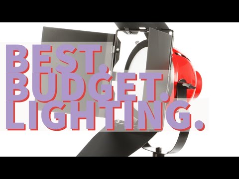 CHEAP Two Point Lighting Setup (The Best Budget Lighting Setup) | Red Head LED Review