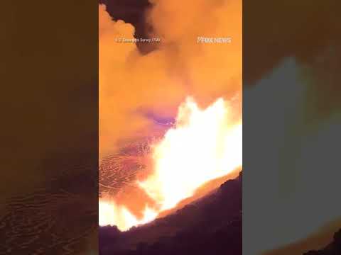 Stunning videos show the eruption of Hawaiian volcano, Kilauea