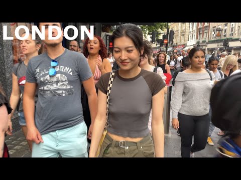 London Summer Walking Tour 🇬🇧 Bustling London UK Walk