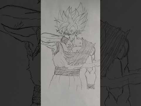 Drawing goku #art #dragonball #goku #anime