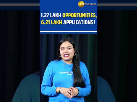 PM Internship Scheme 2024 receives 6.21 lakh applications for 1.27 lakh openings #shorts