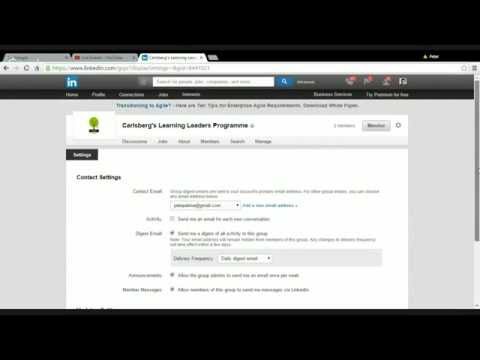 Learning Leaders Program Linkedin Group Settings Guide