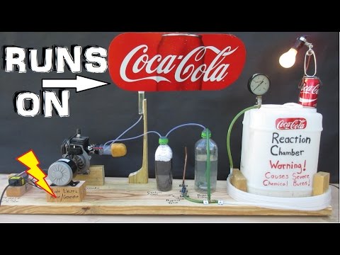 How To Make A Generator That Runs On Coca-cola! (Experiment!)