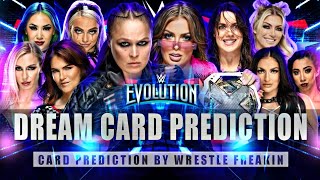 WWE Evolution 2023 Dream Match Card Predictions HD | Wrestle Freakin