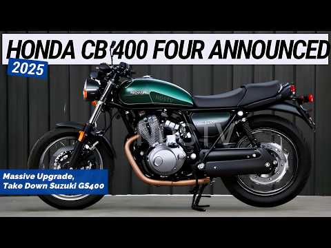 2025 Honda CB400 Four Announced: Massive Upgrade, Take Down Suzuki GS400