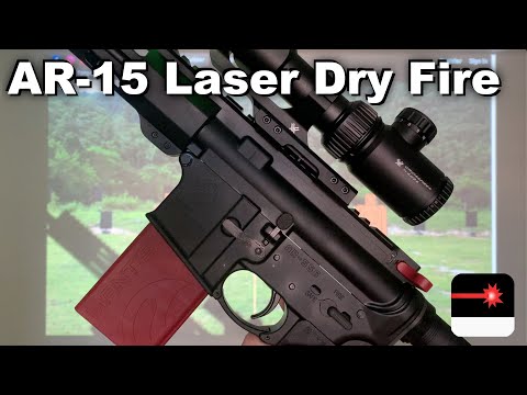 AR-15 laser dry fire with DryFireOnline.com & Mantis Blackbeard