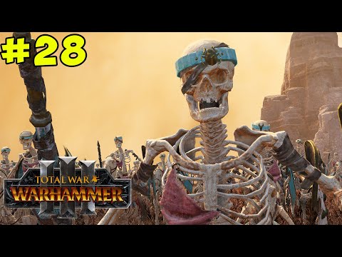 Tense Battles As We Push To End The Tomb Kings! | Total War: WARHAMMER 3 Coop w/ CaptainShack #28