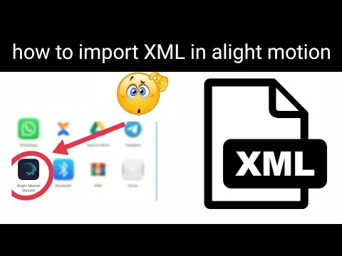 how to import XML in Alight motion|XML input kaise karen|Alight motion mein XML input kaise kare.