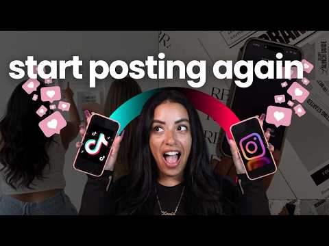 How to post on TikTok and Instagram after a break