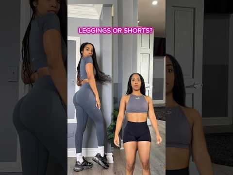 GRWM: GYM Try-On-Haul | 🍑 LEGGINGS vs SHORTS