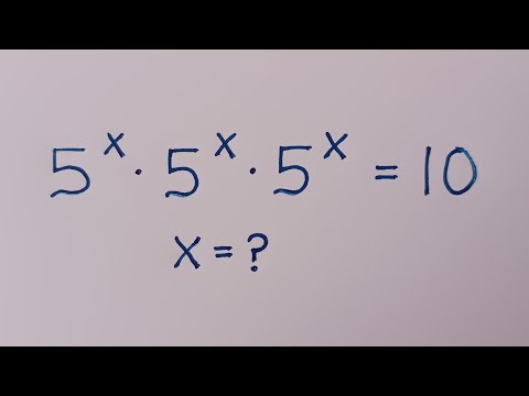 USA Nice Olympiad Exponential Equation | Solve for X