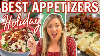 BEST HOLIDAY APPETIZERS 2024 | MUST TRY PARTY FOOD | YOU WON'T BELIEVE HOW INCREDIBLE THESE ARE!