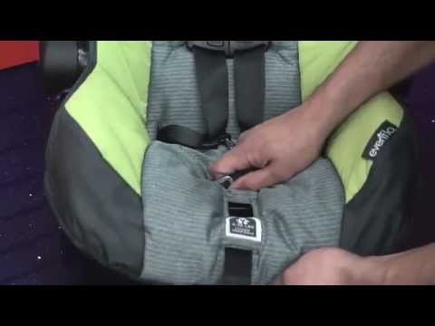 Evenflo Embrace:Adjust Crotch Buckle on Infant Car Seat Crotch Buckle and get More Room.