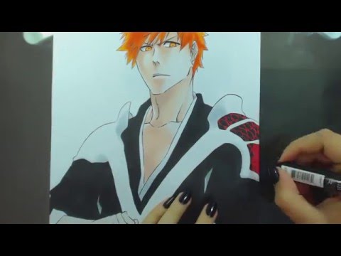 Speed Drawing - Kurosaki Ichigo "Marker Version"