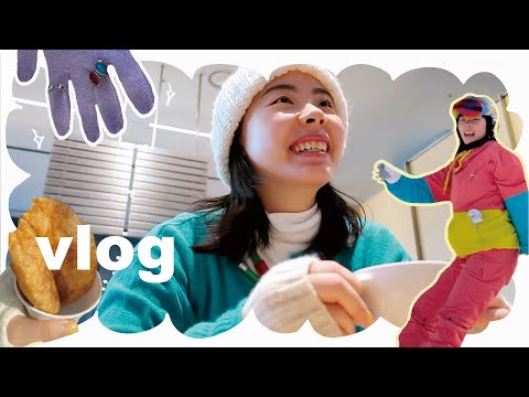 滑雪⛷️美食🍣每天都三點才睡的韓國vlog😴