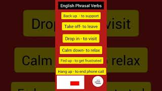 English Phrasal Verbs#letslearnenglish