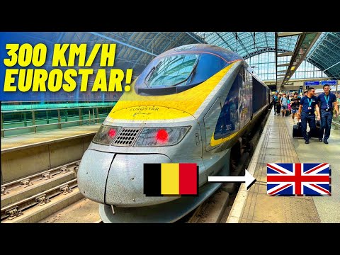 Eurostar E300 Standard Premier: 300km/h Brussels to London (in just 2 hours!)