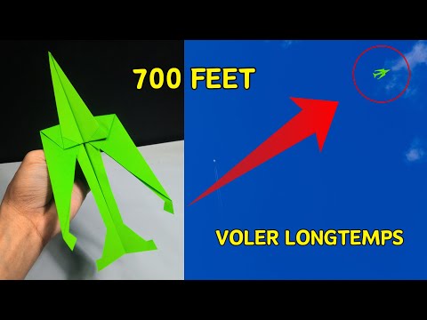 meilleurs avions du monde - comment faire voler un avion en papier sur 700 pieds de long !!