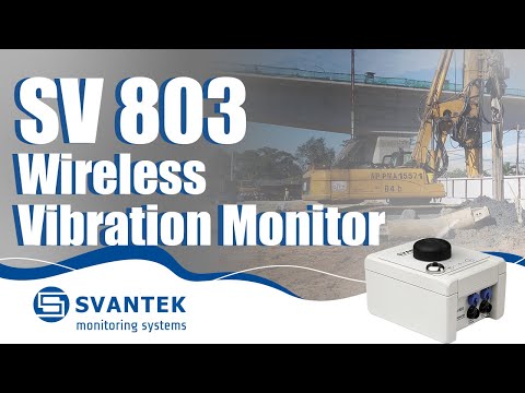 Wireless Vibration Monitor | SV 803 | SVANTEK | NEW