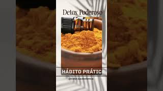 Detox poderoso 2 gota Oe limão+2 gota oe turmeric e água ! #aromaterapia #oleosessenciais