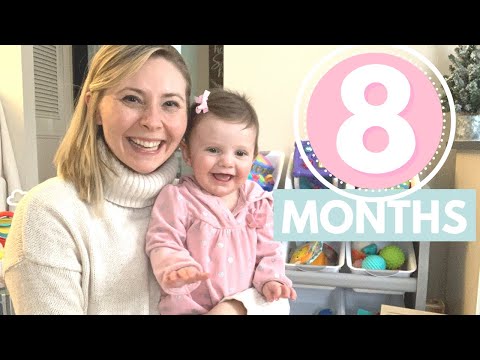 8 Month Old Baby Update | Development + Milestones👶