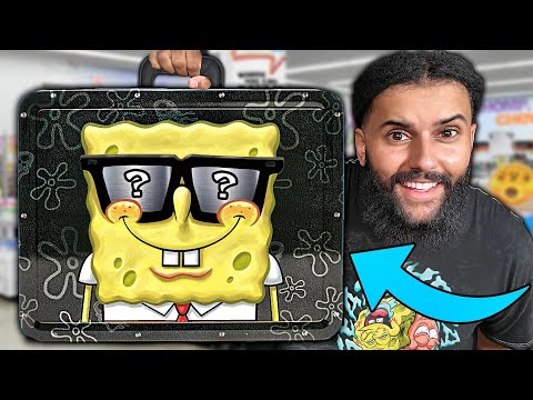 Hunting for RARE MYSTERY SPONGEBOB CHEST At A Discount Store!