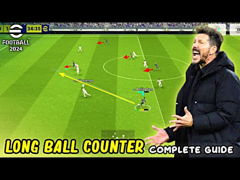 Long Ball Counter Guide - Best Formation & Tactics in eFootball 2024 Mobile