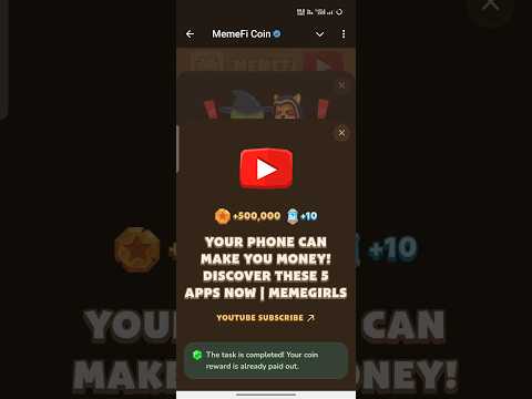 Your Phone Can Make You Money! Discover These 5 Apps Now | MemeGirls #memeteam #classicmeme #memefi