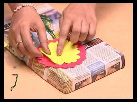 How to make a gift box with paper