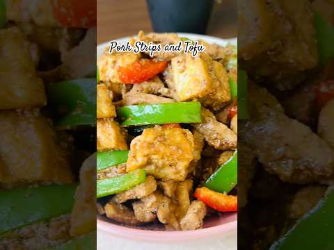 Stir Fry Pork Strips and Tofu #stirfryrecipes #stirfryporkrecipes #stirfry #food #foodlover #foodie