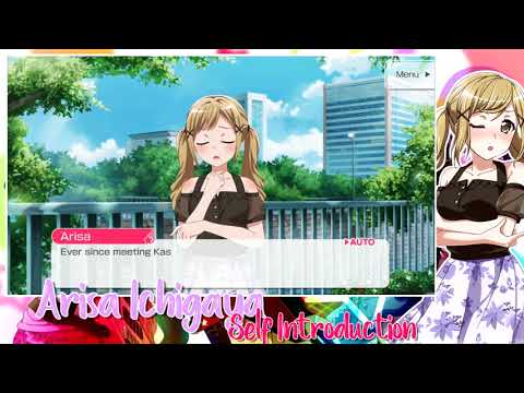 【ENGLISH】 Poppin'Party // Arisa Ichigaya Self Introduction