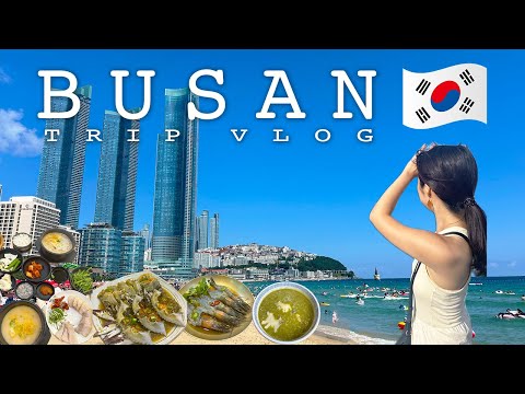 3-day trip to Busan 🇰🇷 │ Restarting my life abroad ✈️ │ Feasting on seafood 🦀🐡