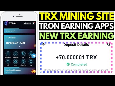 Best TRON (TRX) Cloud Mining | Free Crypto Mining Site | TRX Investment 2024 | New X-TRON