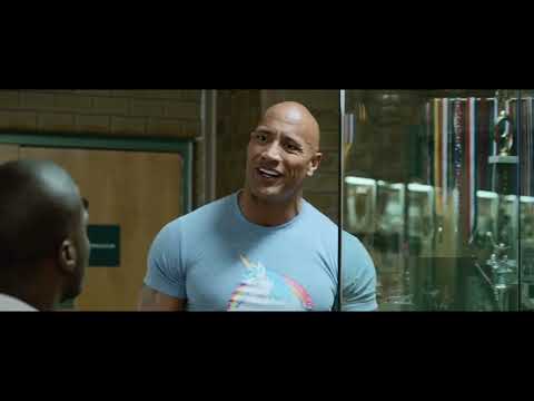 Central Intelligence - Reminiscing at the High School - The Rock, Kevin Hart - Clip #5