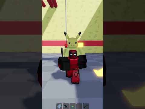 DEADPOOL BYE BYE escape PIKACHU BARRY'S PRISON RUN #roblox #shorts