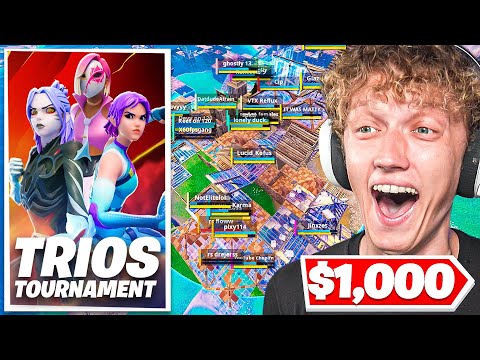 I Hosted a $1000 TRIOS Tournament In Fortnite! (Season 4)