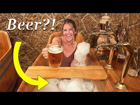 A Spa.. made of BEER!? Only in Prague🇨🇿