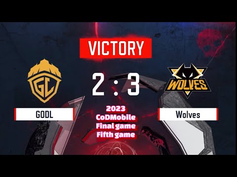 【CoDMobile】    2023   Final game  Wolves VS CODL    fifth game