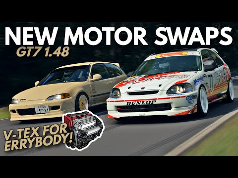 All 5 New Engine Swaps in GT7 1.48 | Part 10 | Gran Turismo 7 May Update | Motor Swaps