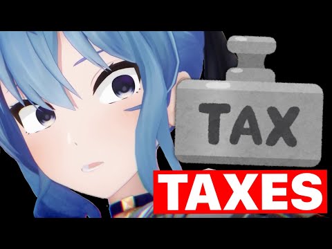 Suisei Rages About Taxes (Hoshimachi Suisei /Hololive) [Eng Subs]