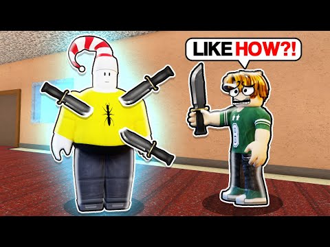 CHEATING With The BIGGEST AVATAR In MM2! (Roblox Movie)