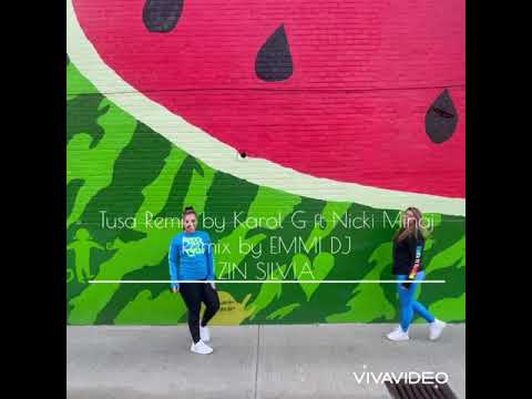 Tusa Remix by Karol G ft Nicki Minaj Remix by EMMI DJ - Zumba Choreo - ZIN Silvia La Gocha