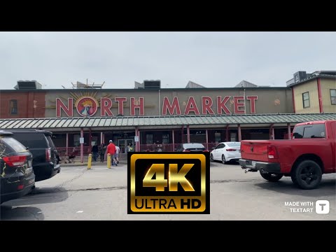 【4K】North Market - Columbus Ohio - Walking Tour