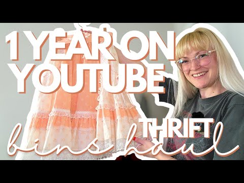 a year already? | video No. 132, a thrift haul